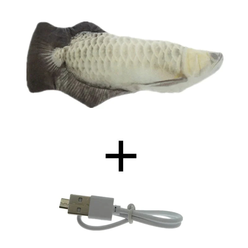 Peixe Interativo Elétrico Para Gatos – Carregamento USB 30cm