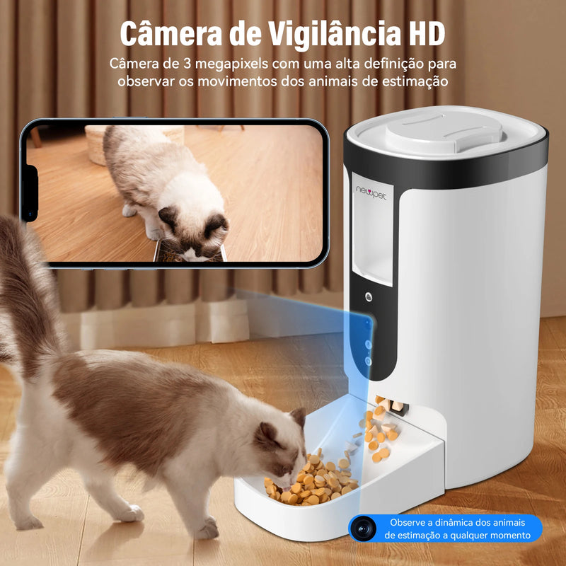 Alimentador Automático Inteligente para Pets Newpets