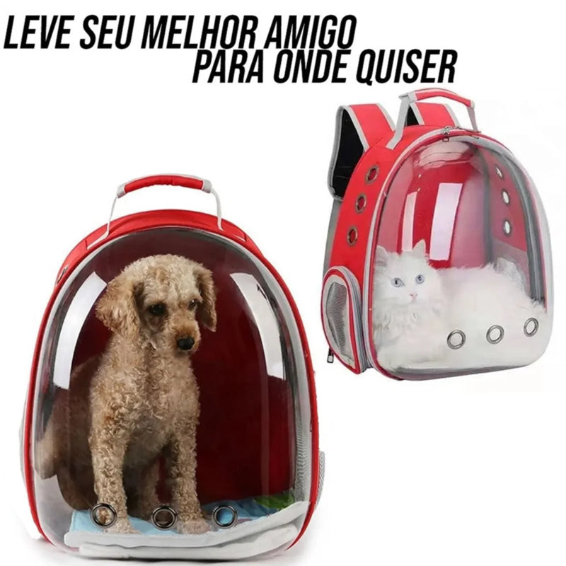 Mochila de Transporte Panorâmica para Pets