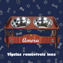 Comedouro PERSONALIZADO inclinável