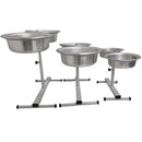 Comedouro Duplo Elevado Alto Ajustável Regulável pra Cachorro P, M, G