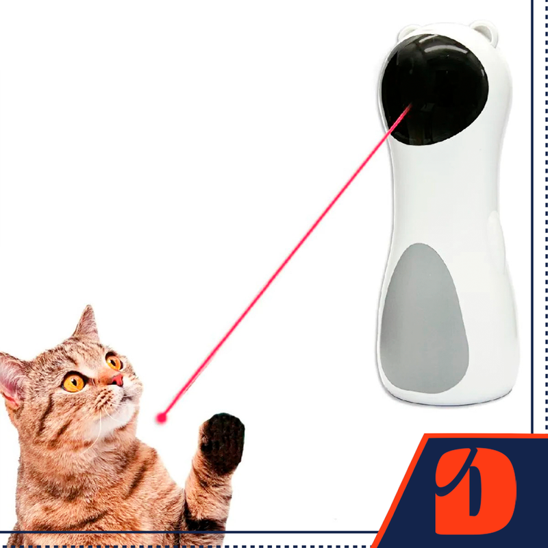 Brinquedo Interativo Laser Automático para Gatos