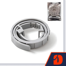 Coleira Antipulgas Para Cães Ajustável 63cm Cinza Óleo Essencial Pulgas e Carrapatos