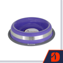 Comedouro Inox Prestige Roxo 850ml - Durável e Antiderrapante