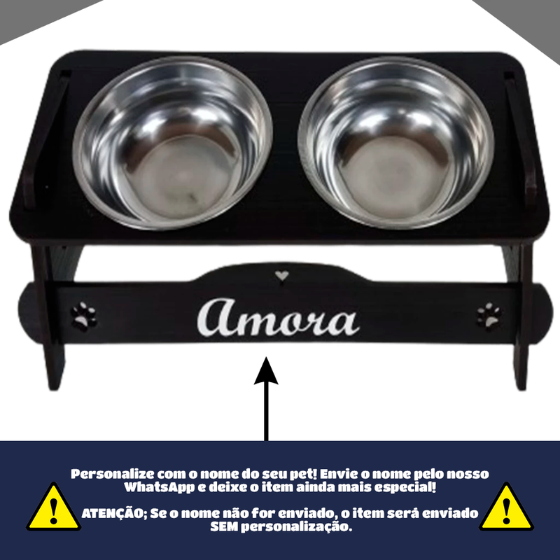 Comedouro PERSONALIZADO inclinável