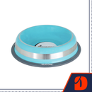 Comedouro Inox Prestige Azul 850ml - Resistente e Antiderrapante