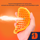 Escova a Vapor Massageadora e Removedora de Pelos para Pets