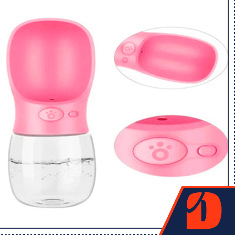 Garrafa Portátil com Dispenser Automático para Pets
