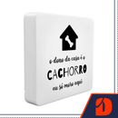Luminária Box Slim O Dono É O Cachorro USB