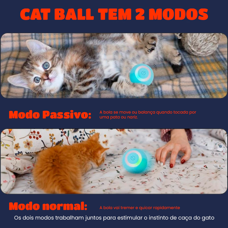 Bola Inteligente Interativa para Gatos